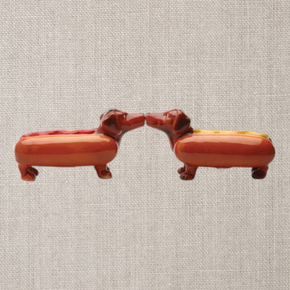 Happy Hot Dogs Salt and Pepper Shaker Set