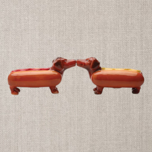 Happy Hot Dogs Salt and Pepper Shaker Set
