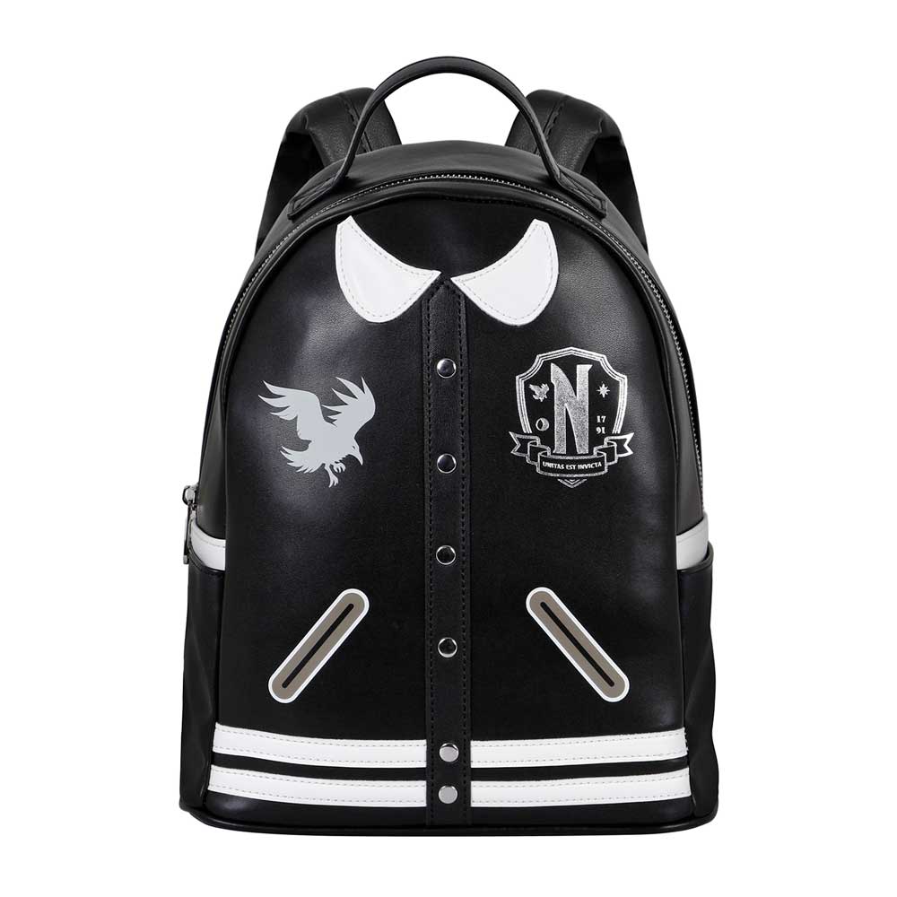 Wednesday Varsity Casual Backpack, Black