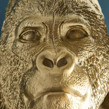 Applique murale Gorille Jungle Jack doré