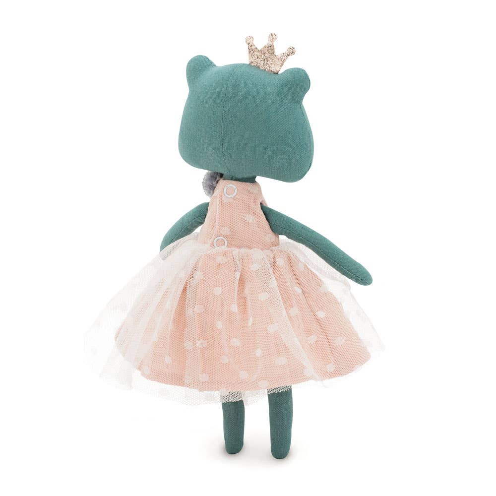 Peluche en coton, Fiona La Grenouille habillée-29cm-0+