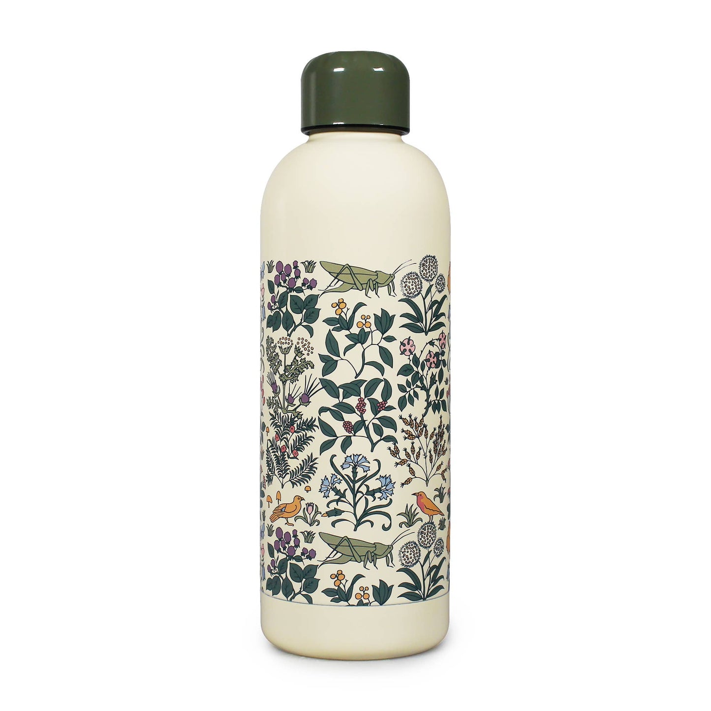 Voysey Garden Botanische Fauna Metalen Waterfles