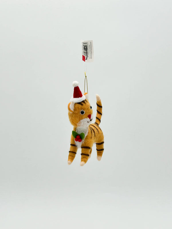 Decoración colgante Gato de fieltro