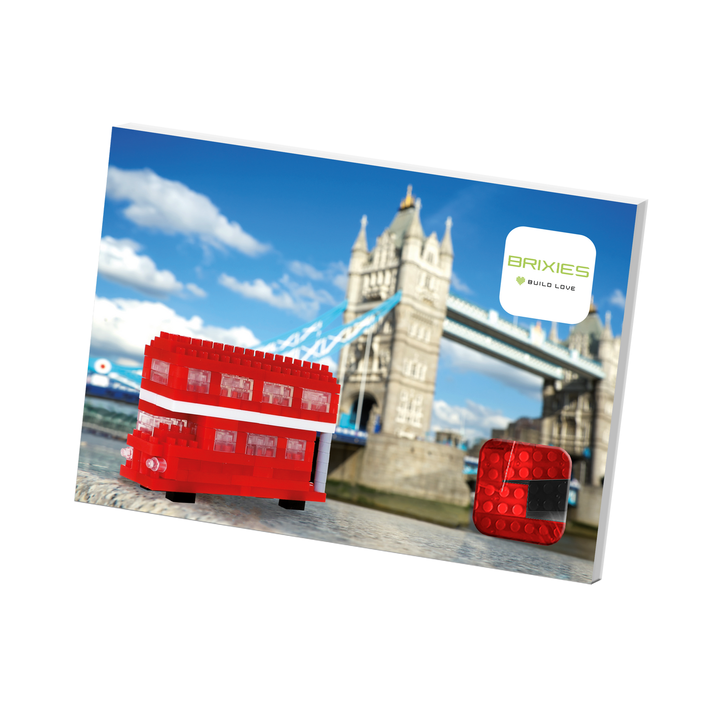 Carte postale BRIXIES Bus Anglais