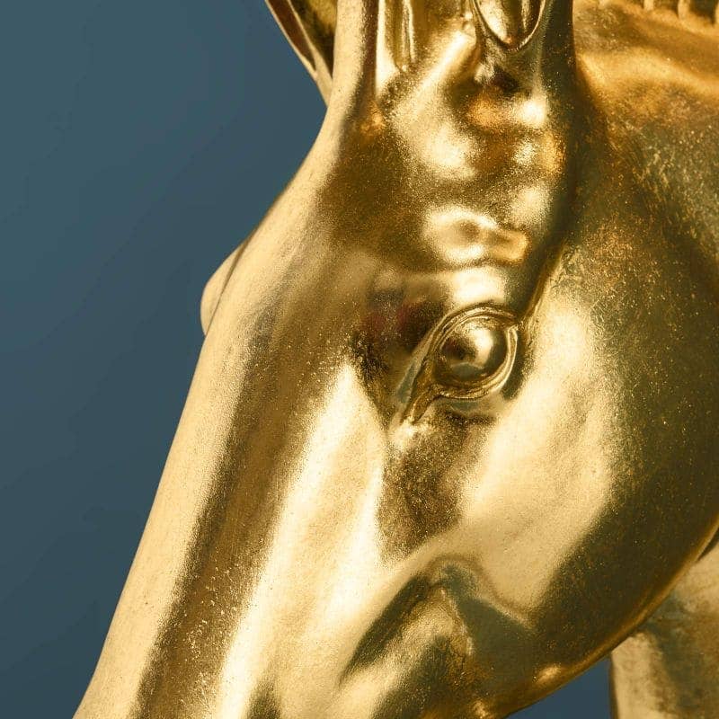 Lámpara de pie Amadeus Horse, dorada