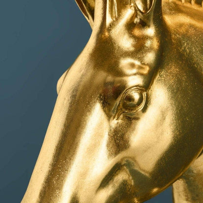 Lámpara de pie Amadeus Horse, dorada