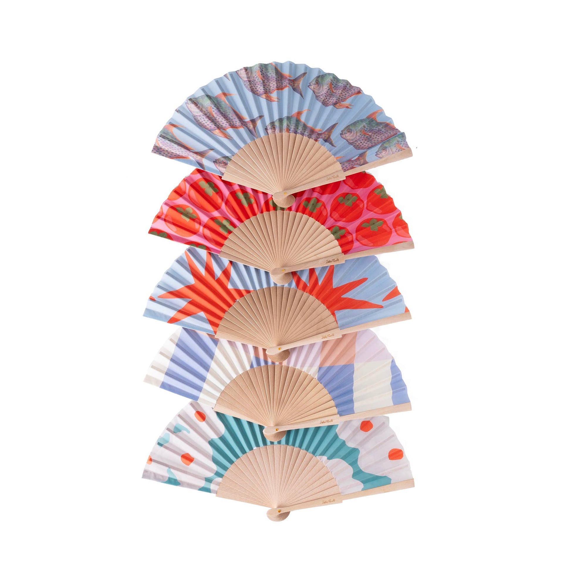 Ventilateur Vert Floral Helio Ferretti Vue 4