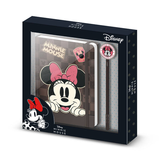 Disney Minnie Journey-Coffret Cadeau avec Journal et Stylo