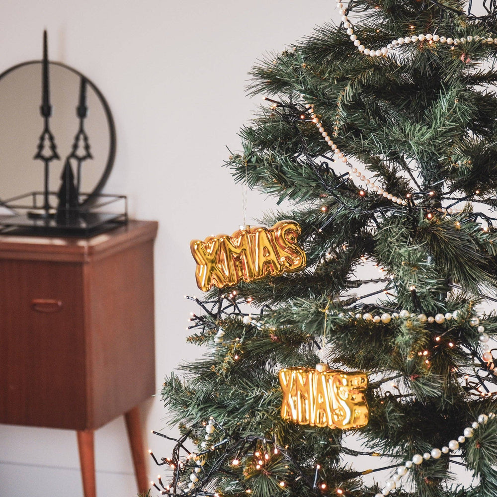 Gouden kerstbal