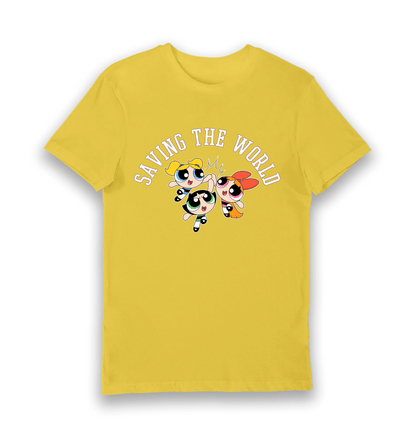 T-shirt adulte Powerpuff Girls Saving the World