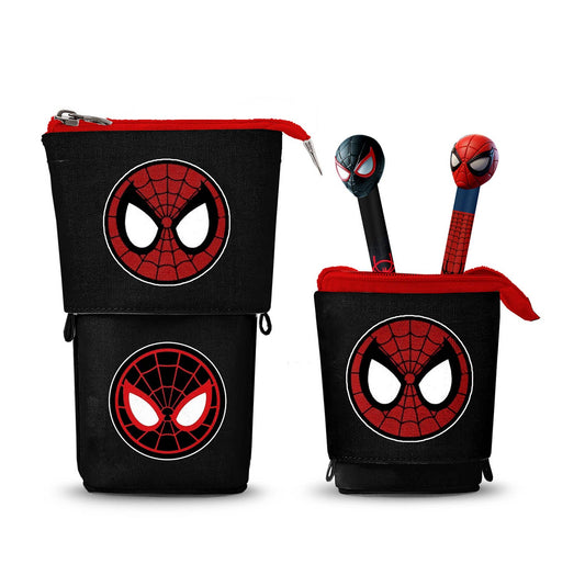 Estuche para lápices Marvel Spiderman + 2 bolígrafos de gel borrables