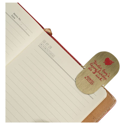 Metal bookmark - Shakespeare (Romeo and Juliet)