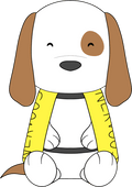 Nervous Dog ぬいぐるみ – 22.9 cm