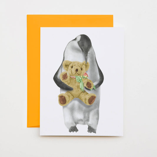 Carte de note Puck Louy Pingouin Empereur (& Gaucho)