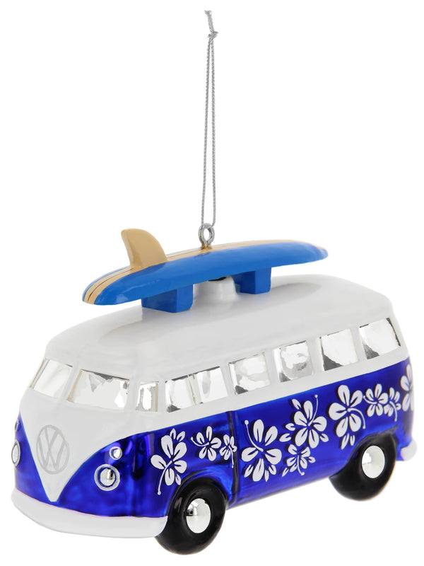 Decoração de Natal em vidro VW T1 Bus Surf Edition