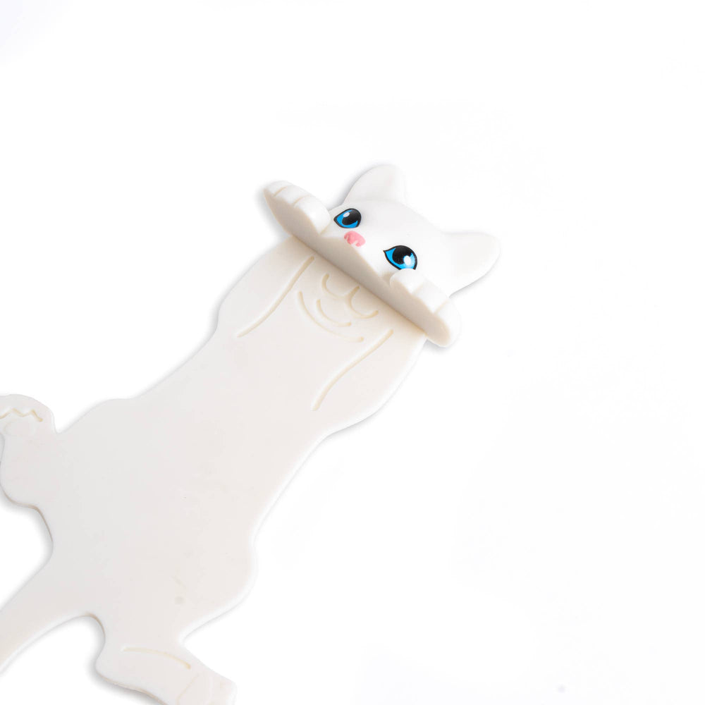 Marque Page Chat Blanc