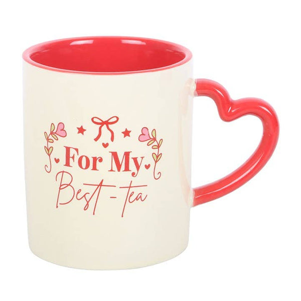 Per la mia tazza Meilleur-Thé con manico a forma di cuore