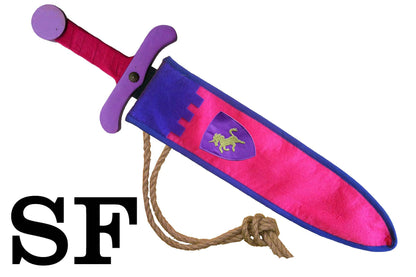 Softik Pink Foam Sword with Unicorn Sheath