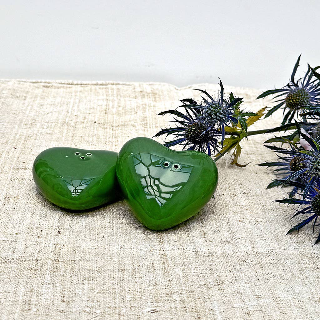Sel et poivre Cœur vert