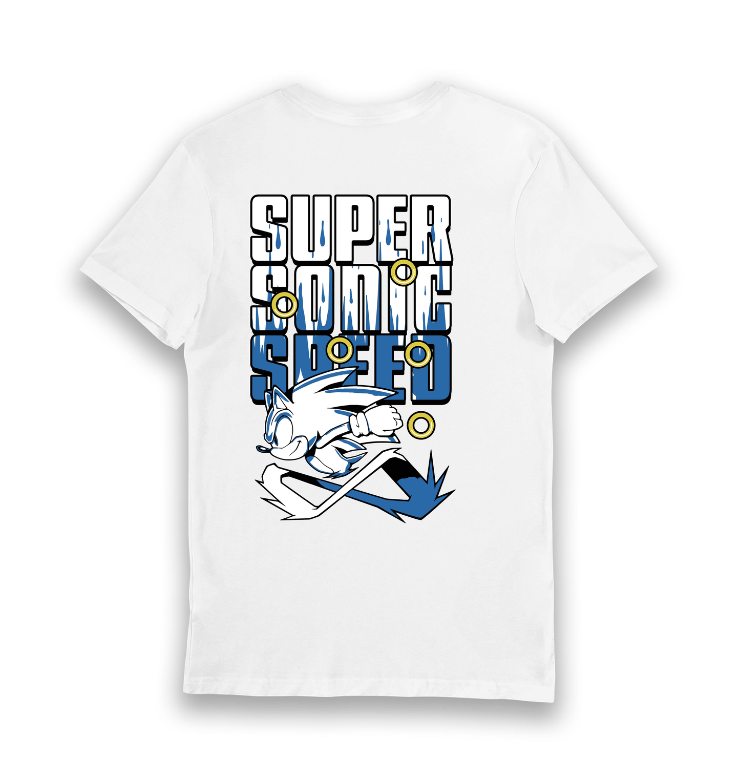T-shirt adulte Sonic The Hedgehog Super Speed Rings