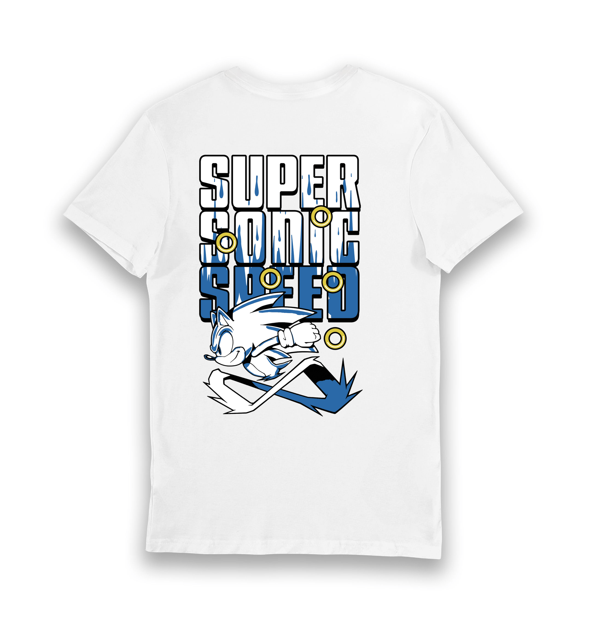 T-shirt adulte Sonic The Hedgehog Super Speed Rings