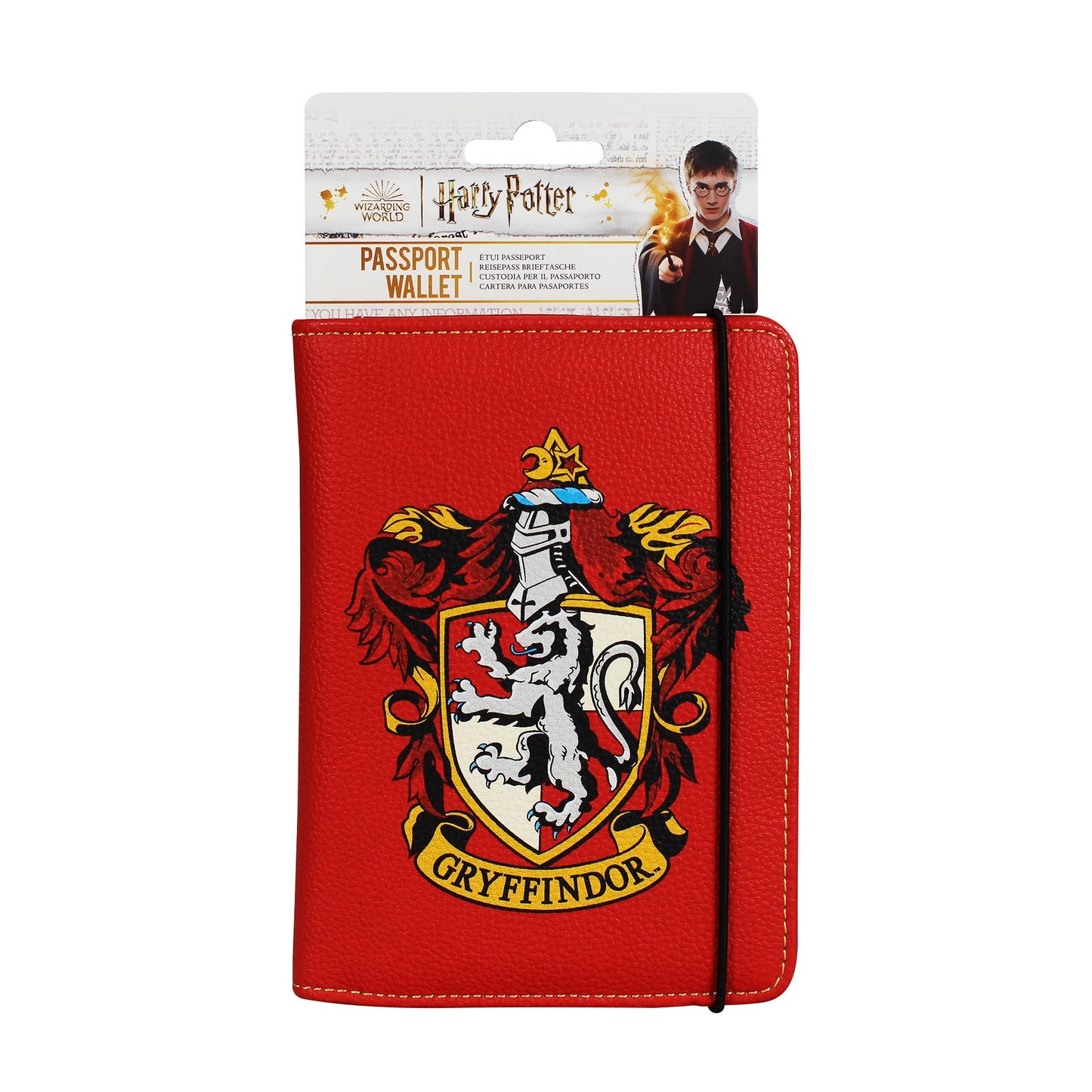 Cartera para pasaporte - Harry Potter (Gryffindor)