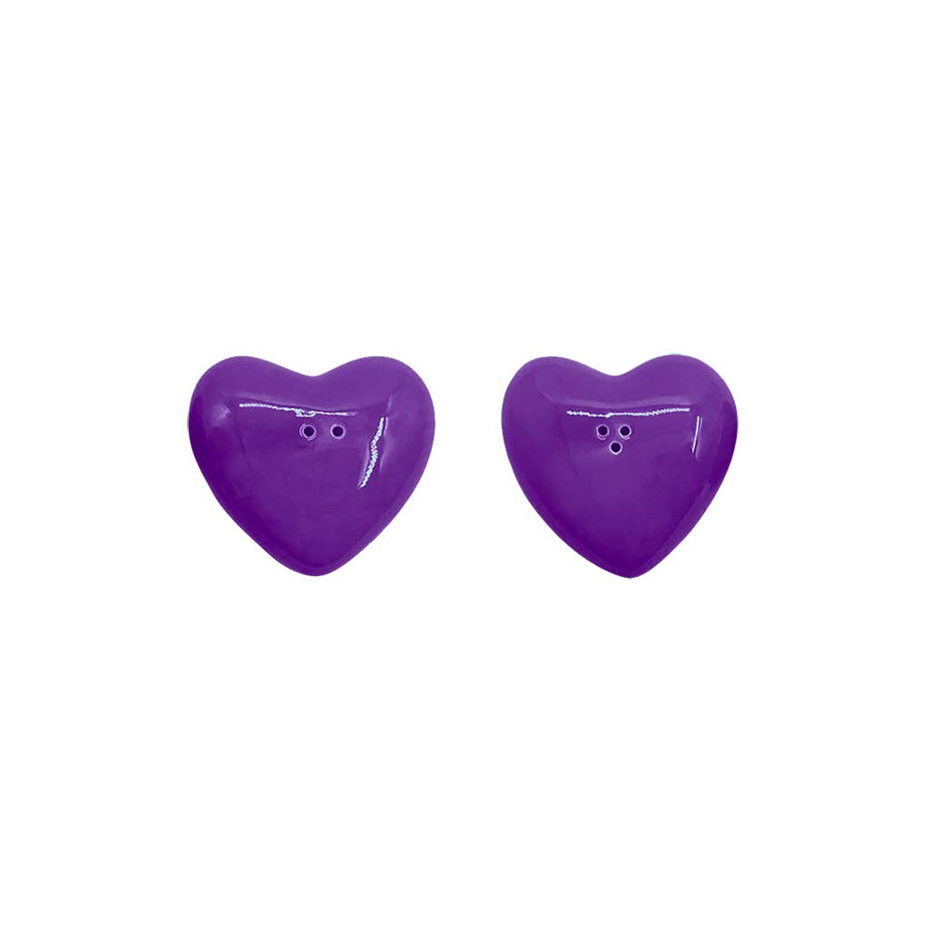 Sel et poivre Cœur violet