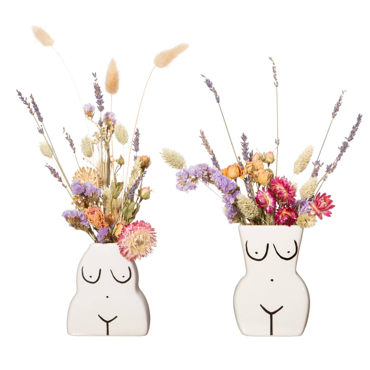 Vases Corps de Femme 2-Pack