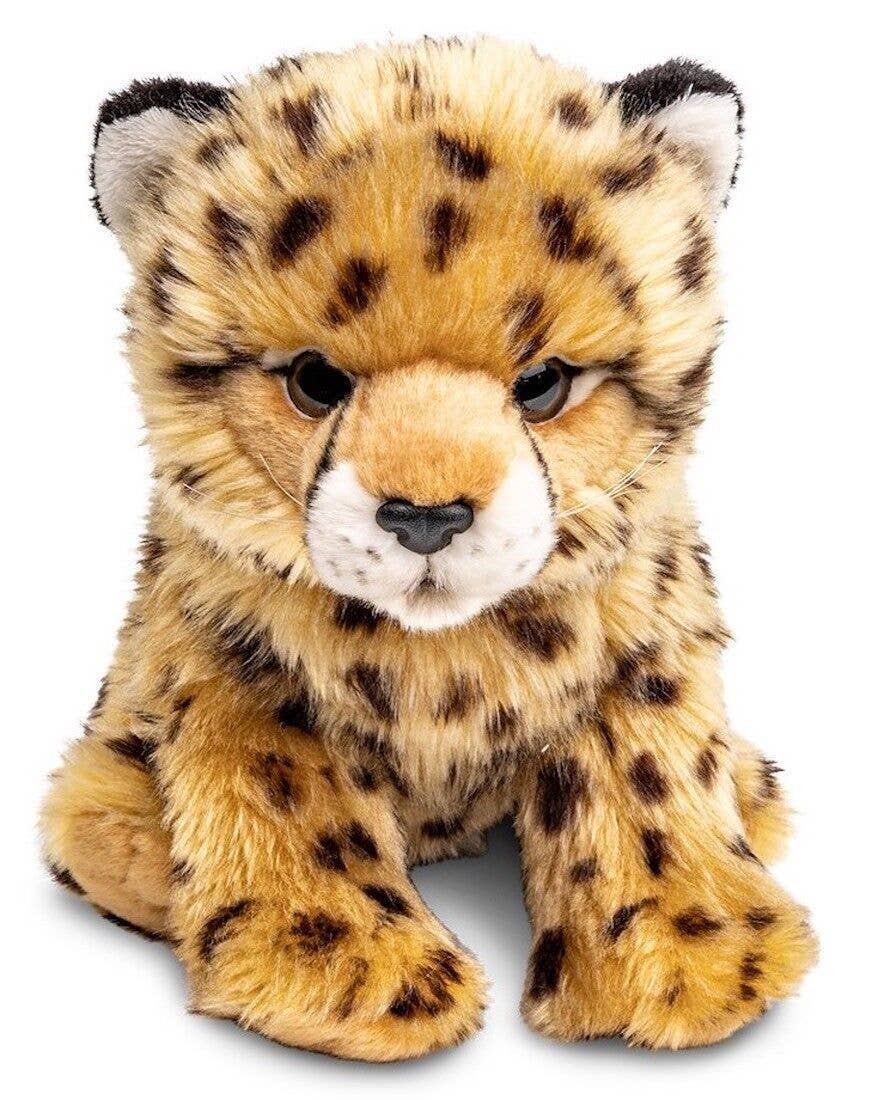 Small cheetah, sitting, 22 cm (height), soft toy/plush