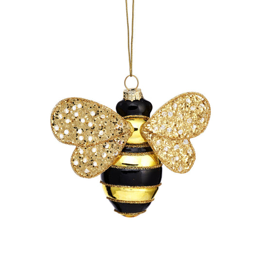 Adorno navideño de abeja