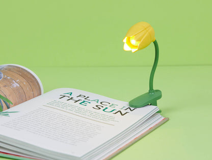 Lumière de lecture Tulipe Jaune