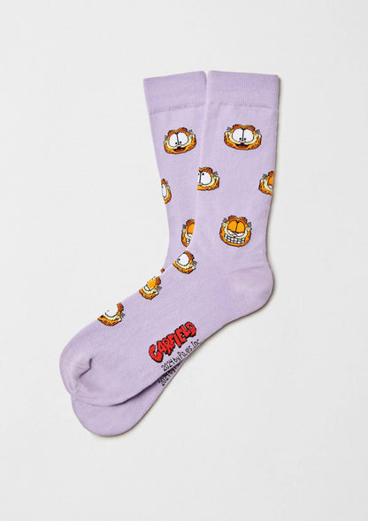 BeGarfield Faces Malva - Chaussettes en Coton 100% Biologique