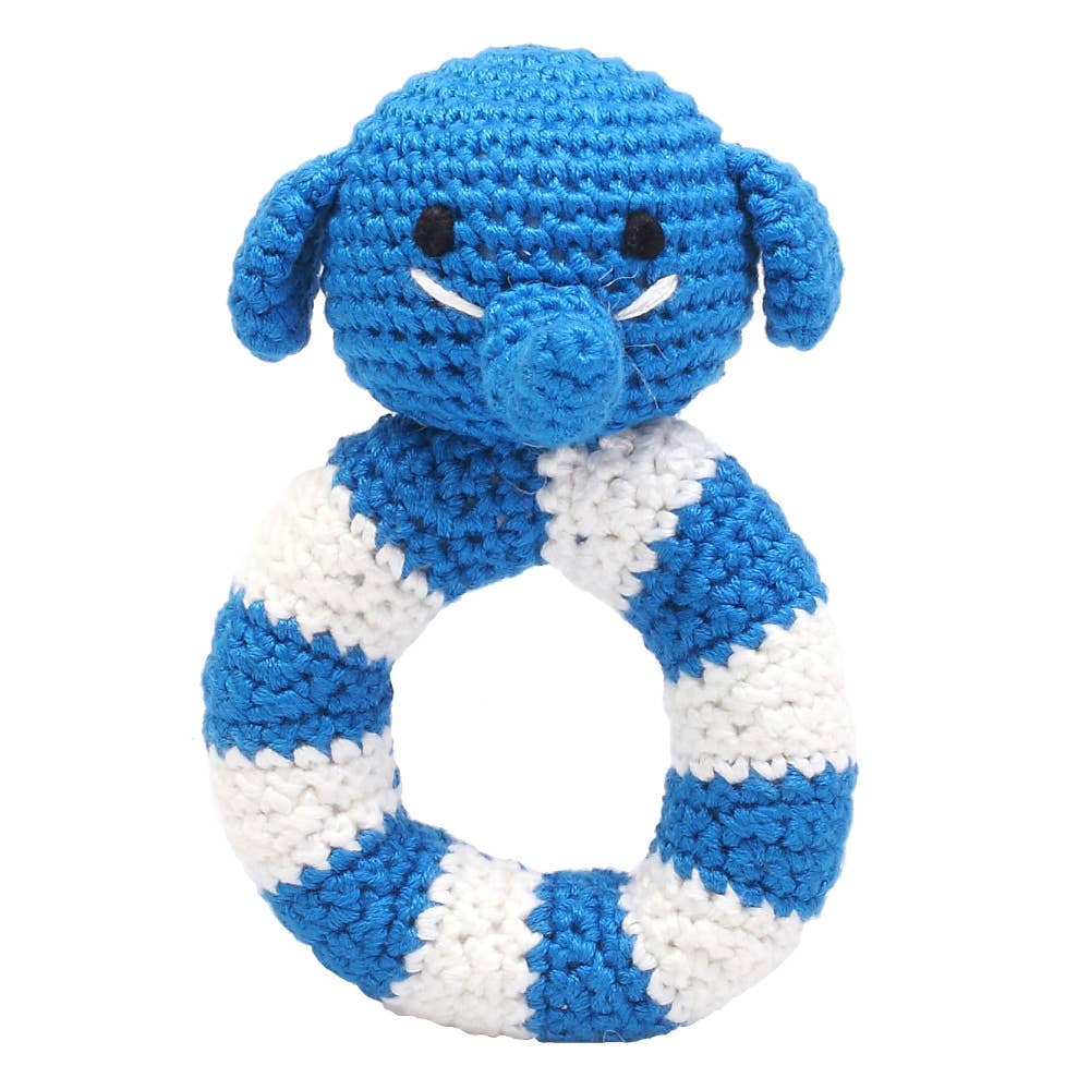 Sonaglio ad anello - Elefante blu