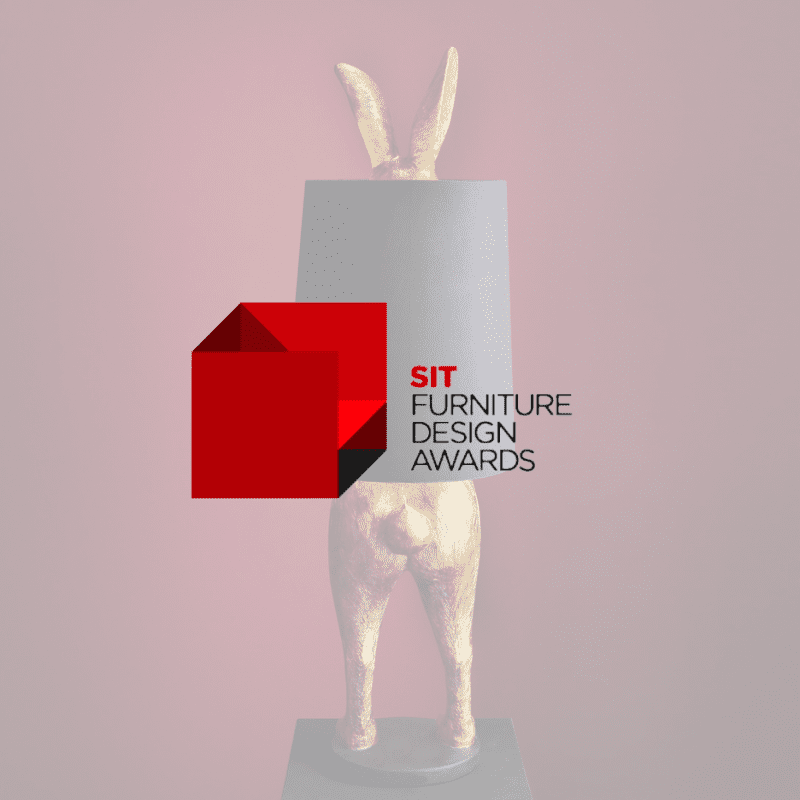 Hiding Rabbit® Floor Lamp, Gold/Black, H.115 cm