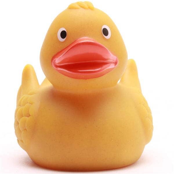 Wheat bath duck - yellow - rubber duck