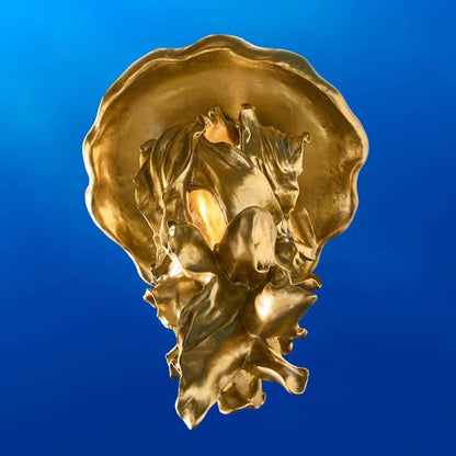 Ava ceiling light, gold, 22.5 x 21.5 x 42 cm