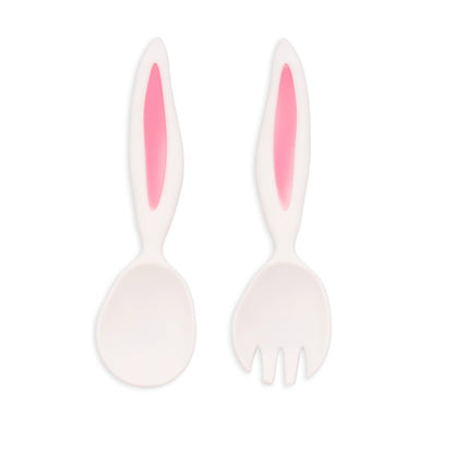 Servidores de ensalada con forma de orejas de conejo