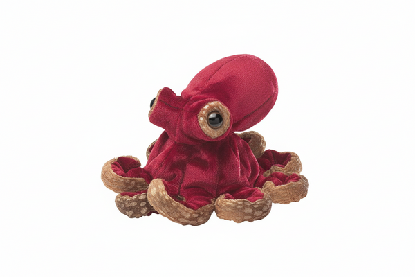 Fantoche de dedo de polvo vermelho