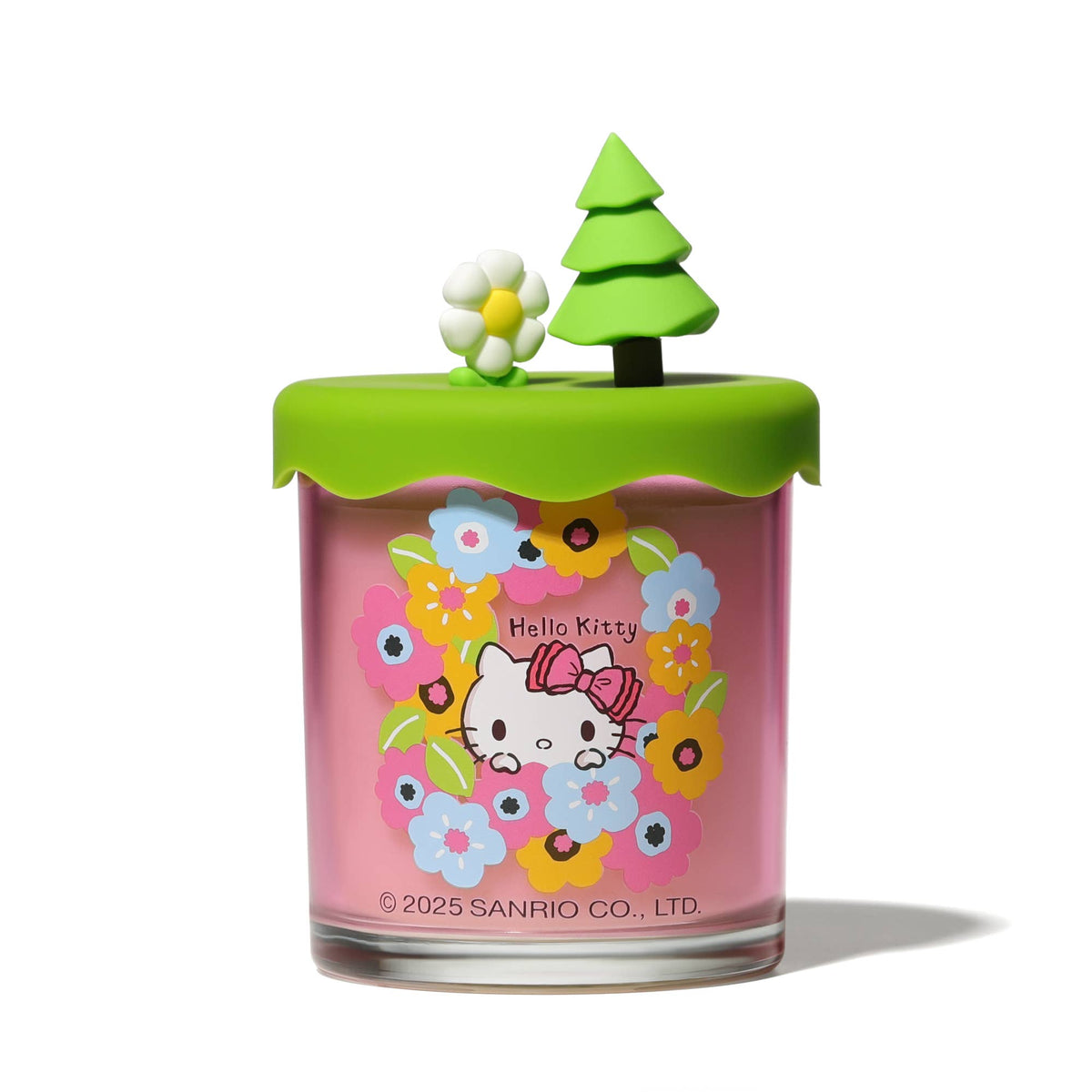 Vela perfumada Hello Kitty Seasons, Flor da Primavera, tampa 3D