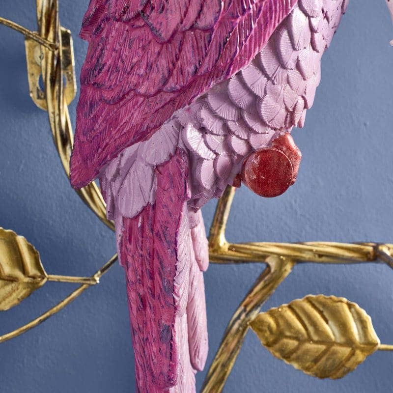 Applique Parrot, arancione/rosa