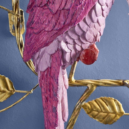 Applique Parrot, arancione/rosa