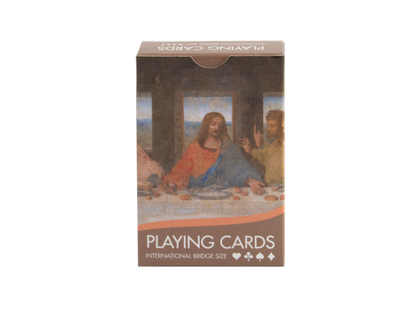 Jeu de 56 cartes à jouer Bridge avec La Cène de Léonard de Vinci