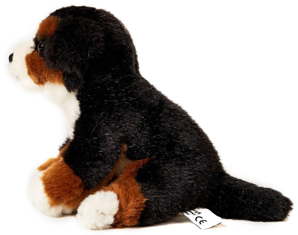 Peluche Chiot Bouvier Bernois, Assis, 15 cm (Hauteur)