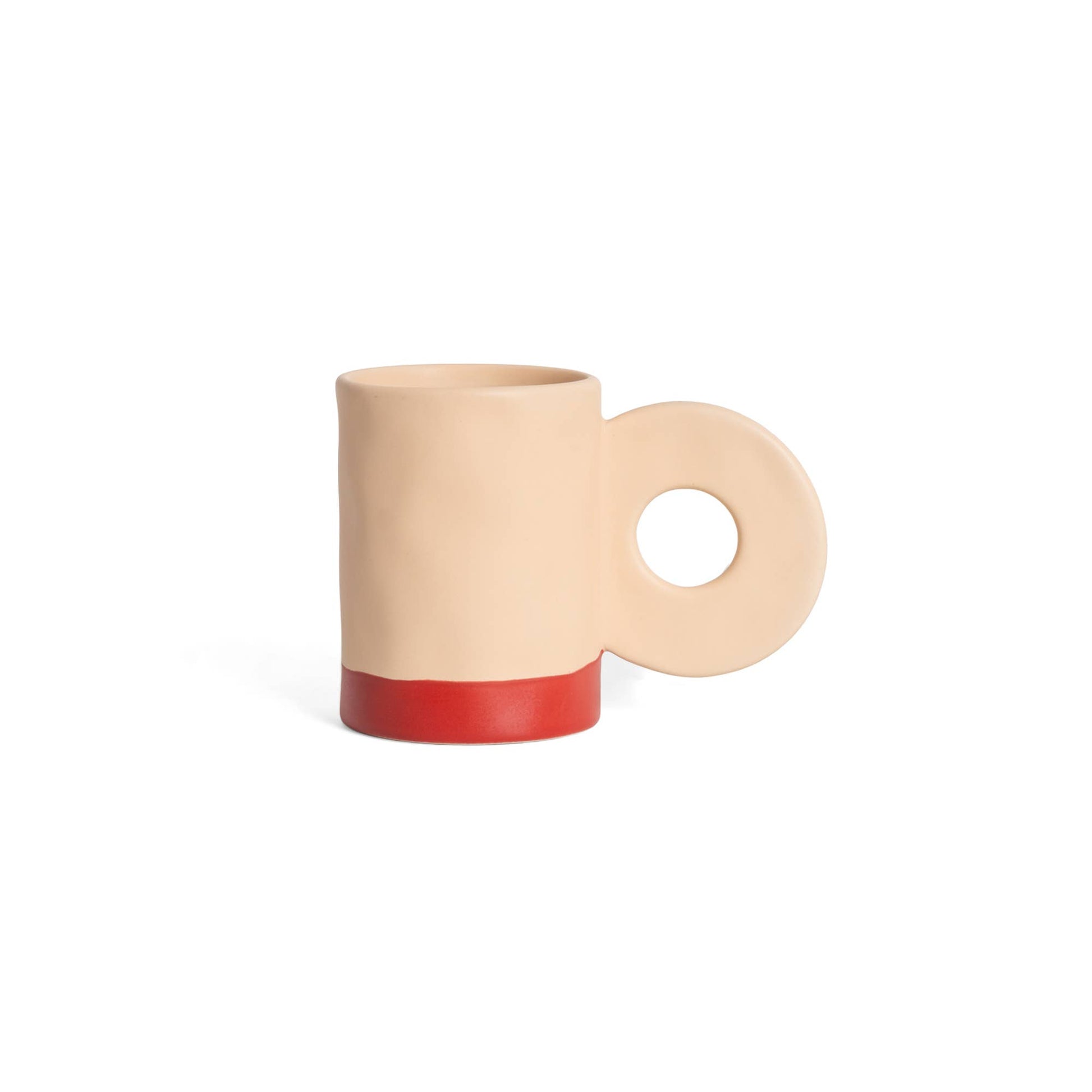 Mug en Céramique Beige Helio Ferretti Vue 2