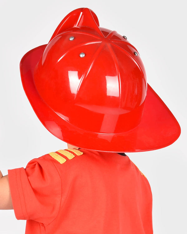 Casque de pompier taille ajustable 28 cm
