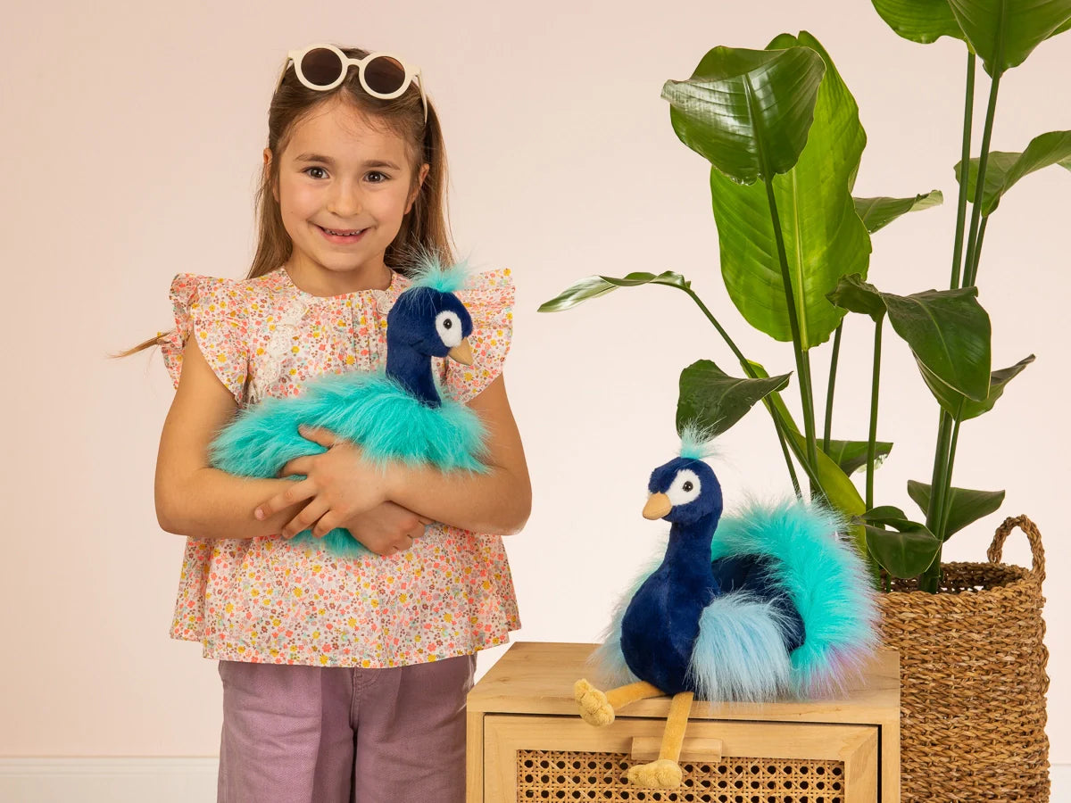 Peluche Zoe Pavo Real