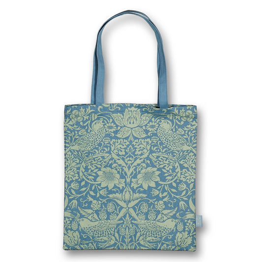 Saco de compras em algodão reciclado - ACS William Morris (Sage)