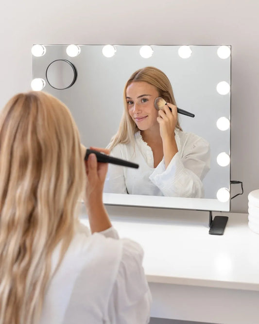 Espejo maquillaje con luz LED - SERENA