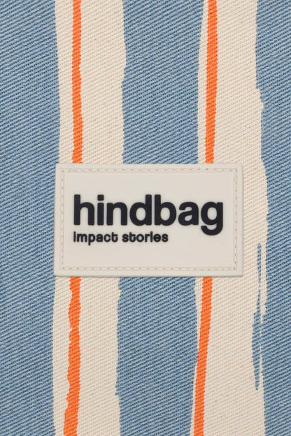 Trousse de toilette XL Alix Rayures Orange et Bleu