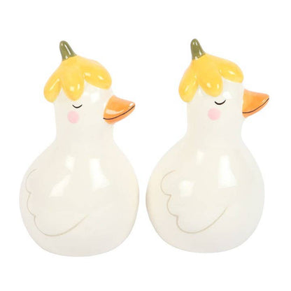 Salt and Pepper Ducks Floral